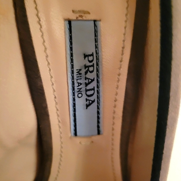 Suede Prada Heel Shoes Size 35.5 - Picture 3 of 7